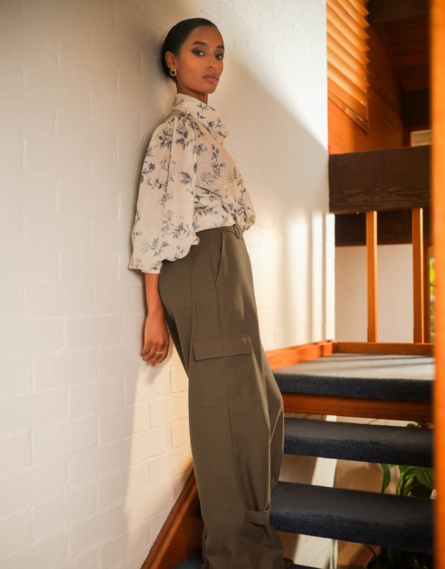 Forcast - Abigail Cargo Relaxed Pants