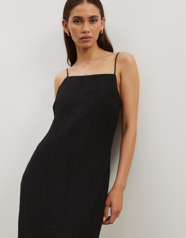 Atmos&Here - Plisse Maxi Slip Dress