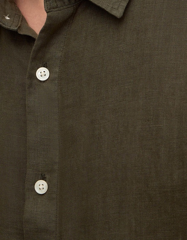 Assembly Label - Everyday Mens Linen Long Sleeve Shirt