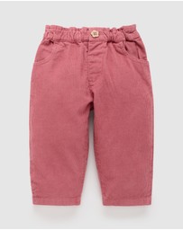 Purebaby - Corduroy Pull On Pants -Kids-Babies