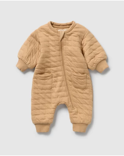 Wilson & Frenchy - Organic Quilted Growsuit - Babies