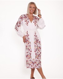 Petal & Pup - Narissa Long Sleeve Midi Dress - Floral
