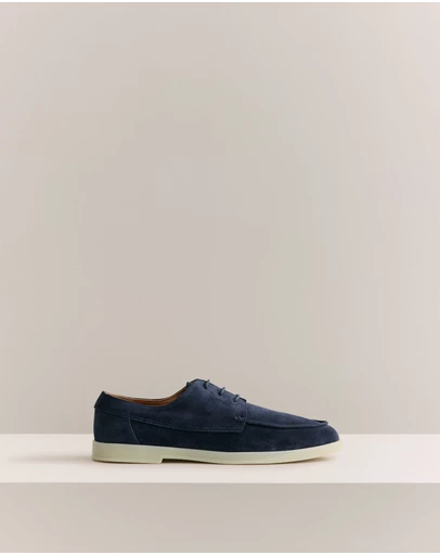 Trenery - Miles Yacht Shoe in Navy