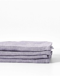 Aura Home - Vintage Pure Linen Napkin Set of 4