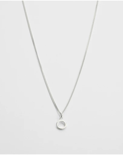 Kirstin Ash - O Outline Initial Necklace