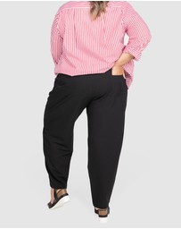 Love Your Wardrobe - Ashleigh Pull-On Suiting Pants