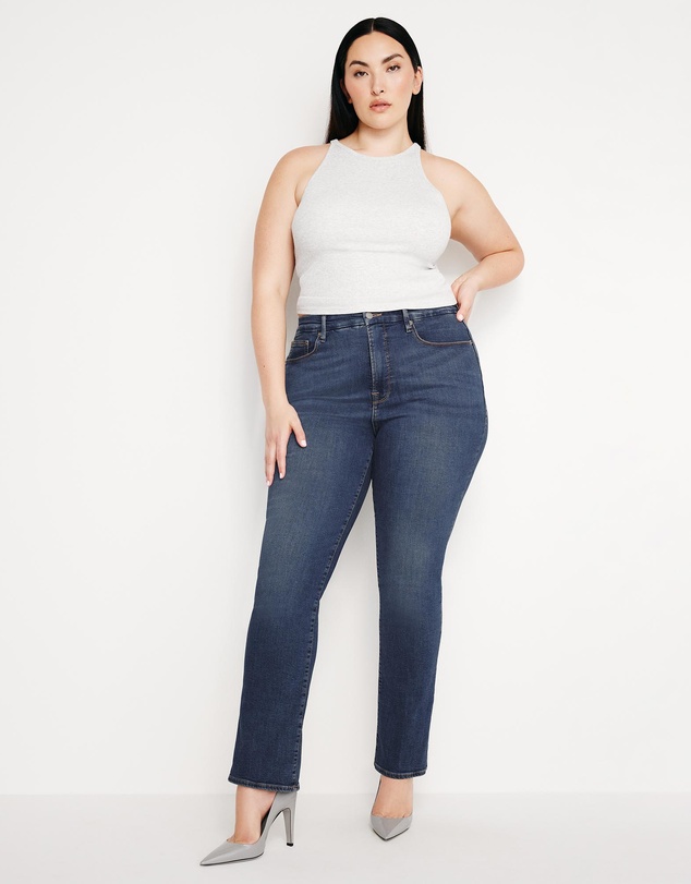 Good American - Good Legs Straight Jeans