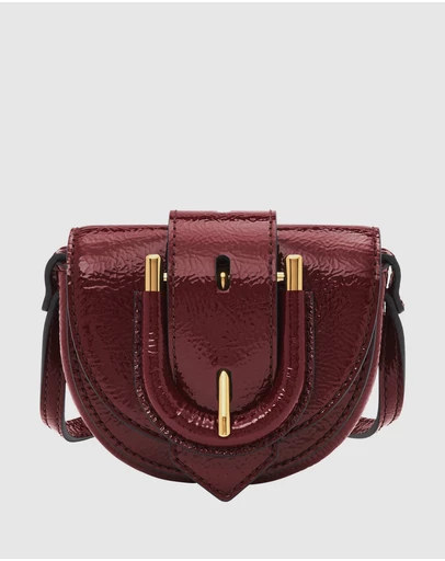Fossil - Harwell Maroon Crossbody Bag