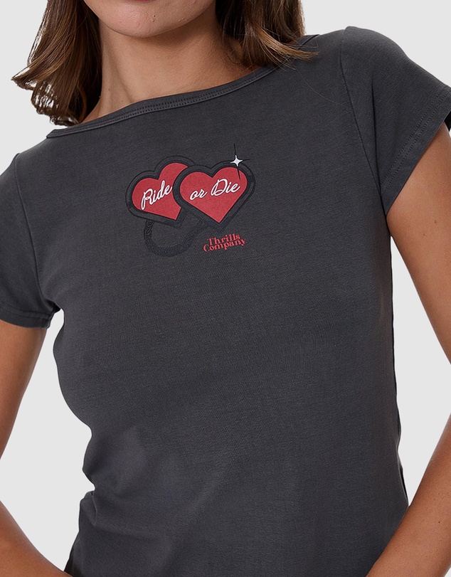 Thrills - Ride Or Die Boat Neck Tee