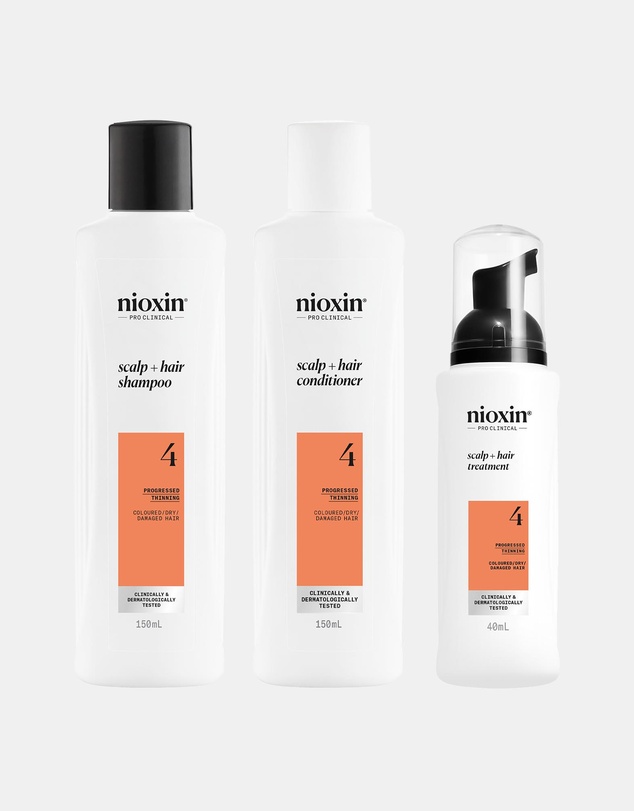 Nioxin - Nioxin Scalp + Hair Thickening System 4 - Hair Thickening System For Colored Or Dry Damaged Hair With Progressed Thinning