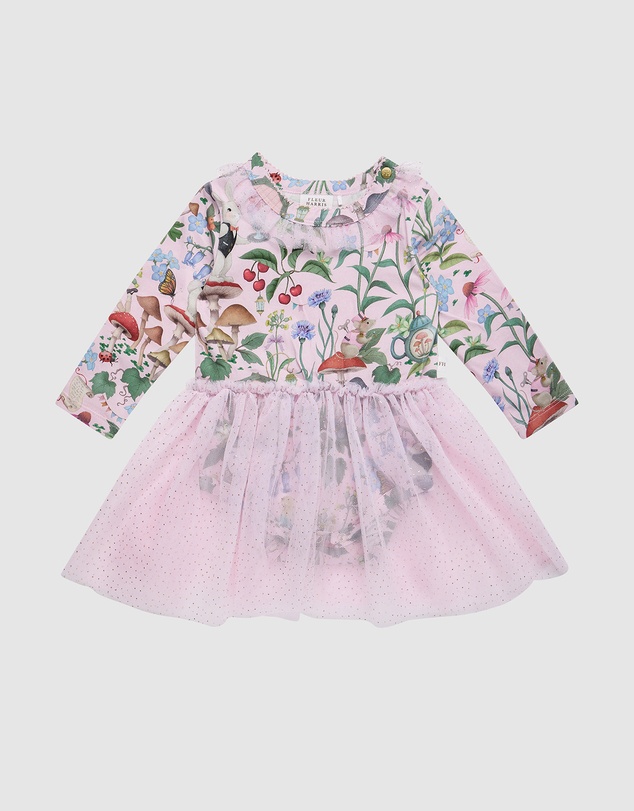 Fleur Harris - 'Enchanted Flowers Party' Heavenly Tutu Dress Baby in Sugar Pink