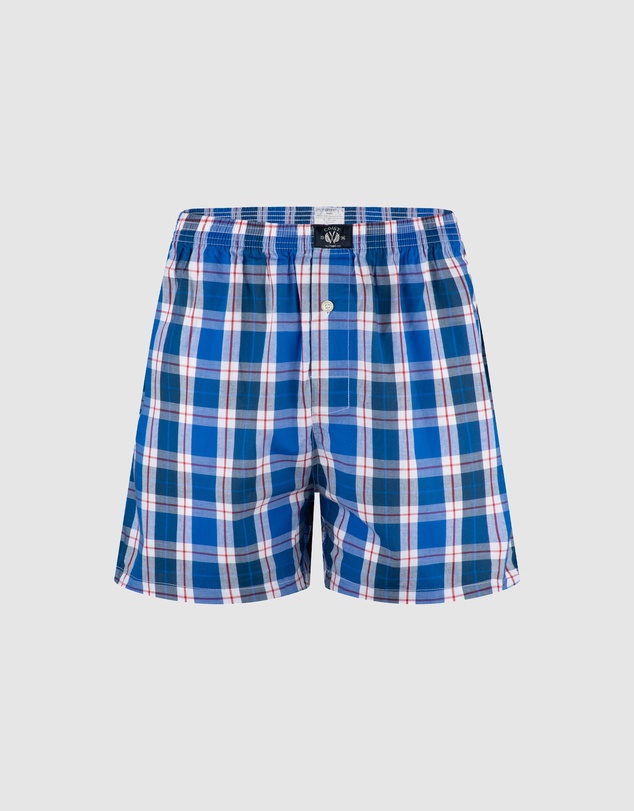 Coast Clothing - Mens Boxers 2 Pack - Blue Check