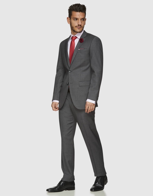 Kelly Country - Savile Row Abram Pure Wool Grey Suit Set