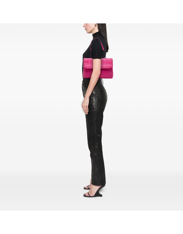 Pre-Loved by Azura Reborn - Pre-Loved Medium Nappa Intrecciato Olimpia Shoulder Bag