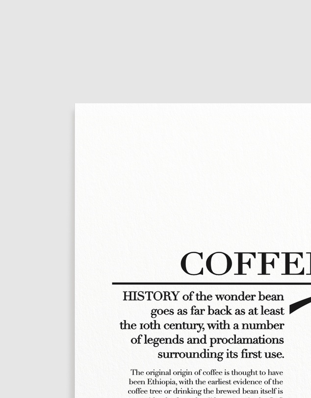 Olive et Oriel - Coffee Art Print