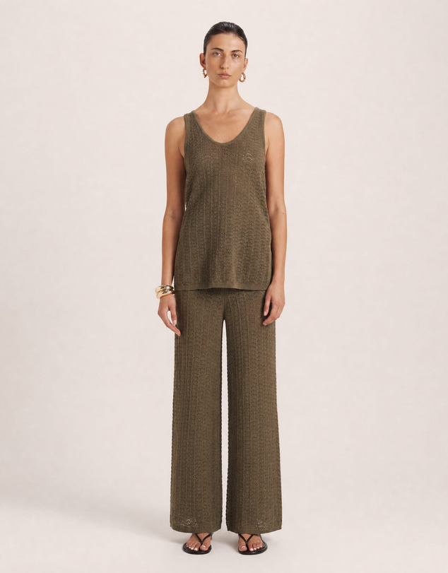 SABA - Prue Cotton Crochet Pant