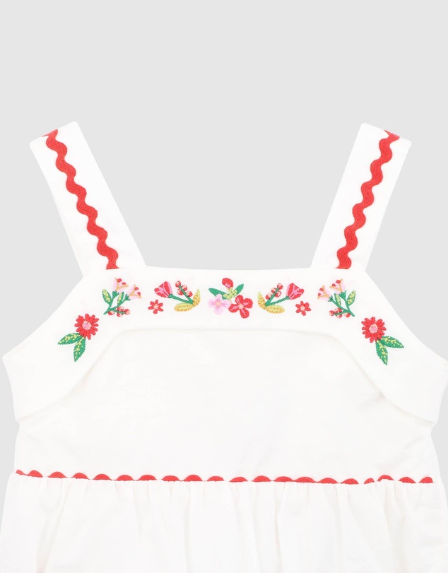 Bebe by Minihaha - Festive Ric Rac Pocket Bodysuit - Babies