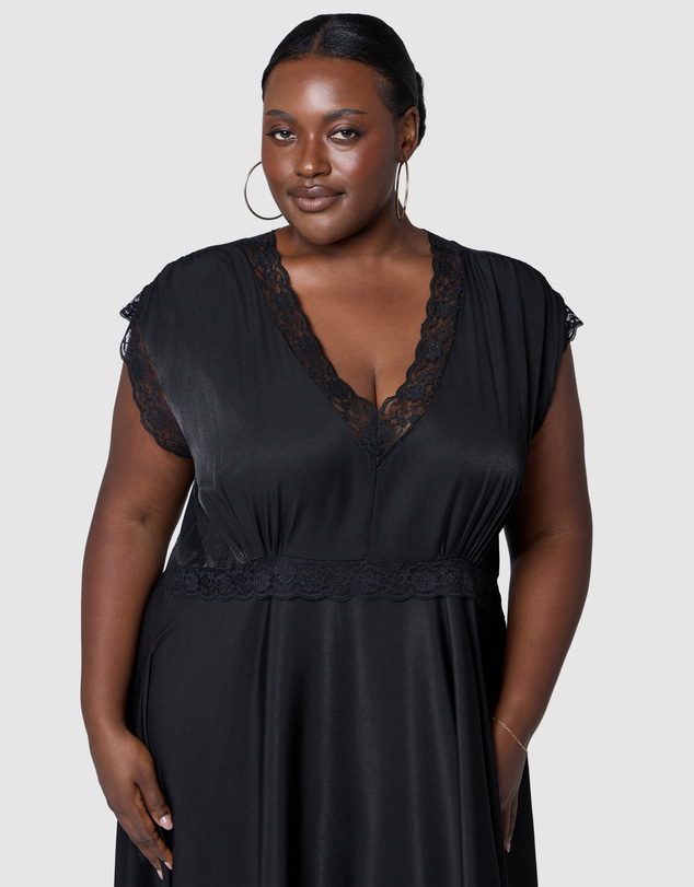Sunday In The City - Rocked Maxi Dress