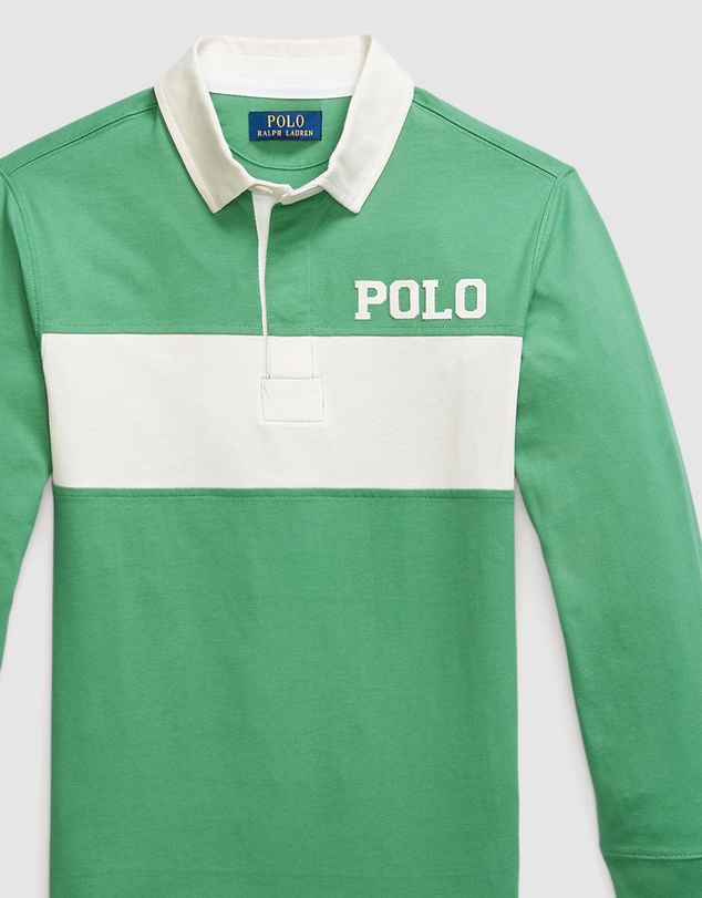 Polo Ralph Lauren - Logo-Applique Cotton Jersey Rugby Shirt - ICONIC EXCLUSIVE - Teens
