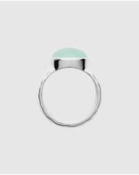 Najo - Chroma Silver Aqua Chalcedony Ring