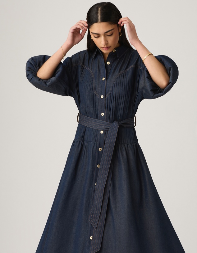 MOS The Label - Cleo Denim Shirt Dress