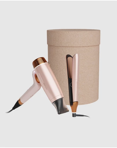 ghd - Deluxe gift set - chronos™ styler and speed hair dryer Limited Edition in Cashmere Beige