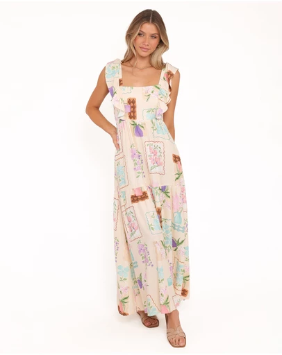 Petal & Pup - Brandi Maxi Dress - Lilac Floral