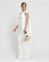 Six Stories - Drape One Shoulder Bridesmaid Dress