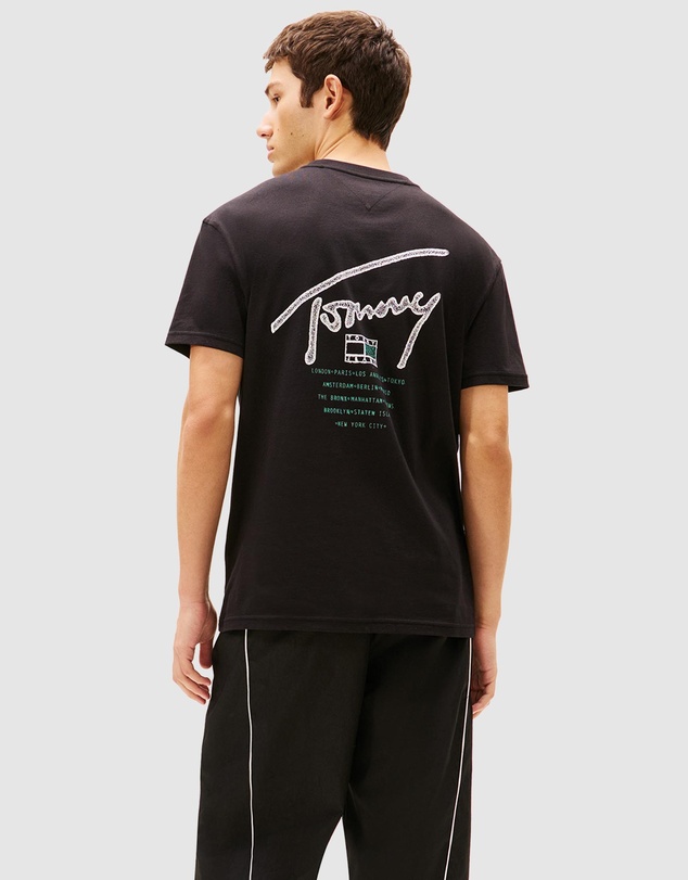 Tommy Jeans - Regular Sign Backprint Short Sleeve T-Shirt