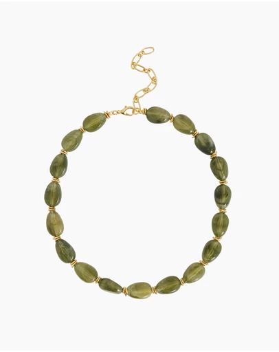 Zahar - Olive Necklace