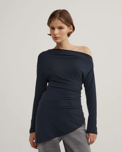 Witchery - Asymmetric Tunic Long Sleeve Top
