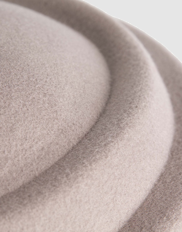 Max Alexander - Felt Grey Pillbox Hat