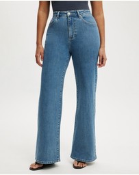 Cotton On - Curvy Stretch Wide Jeans