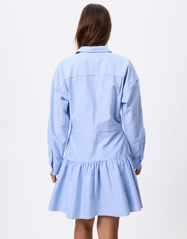 Polo Ralph Lauren - Cotton Oxford Paneled Shirtdress - ICONIC EXCLUSIVE