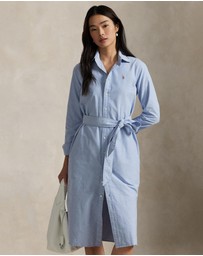 Polo Ralph Lauren - Belted Cotton Oxford Shirtdress