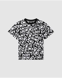 DKNY - Logo Short Sleeve T-Shirt - Kids-Teens