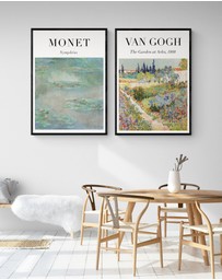 Inka Arthouse - Monet x Van Gogh Set of 2 Art Prints