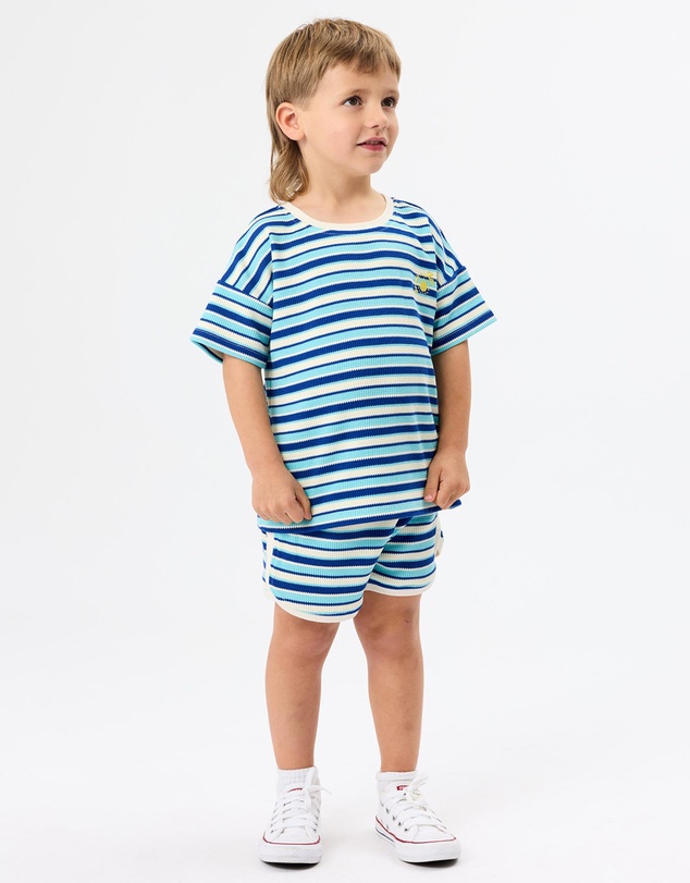 Goldie + Ace - Waffle Stripe T-Shirt - Babies-Kids