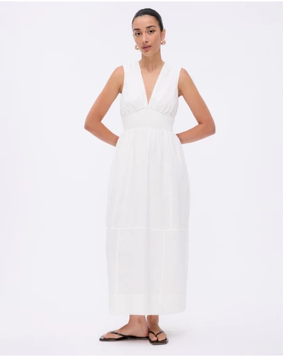 Minima Esenciales - Paloma Linen Midi Dress
