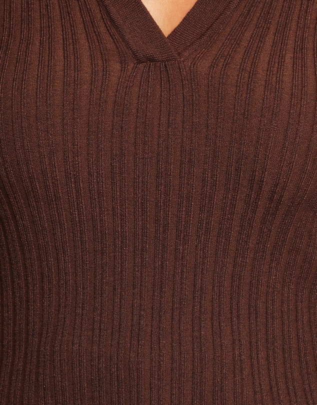 Petal & Pup - Emmerson Long Sleeve Knit Top - Chocolate