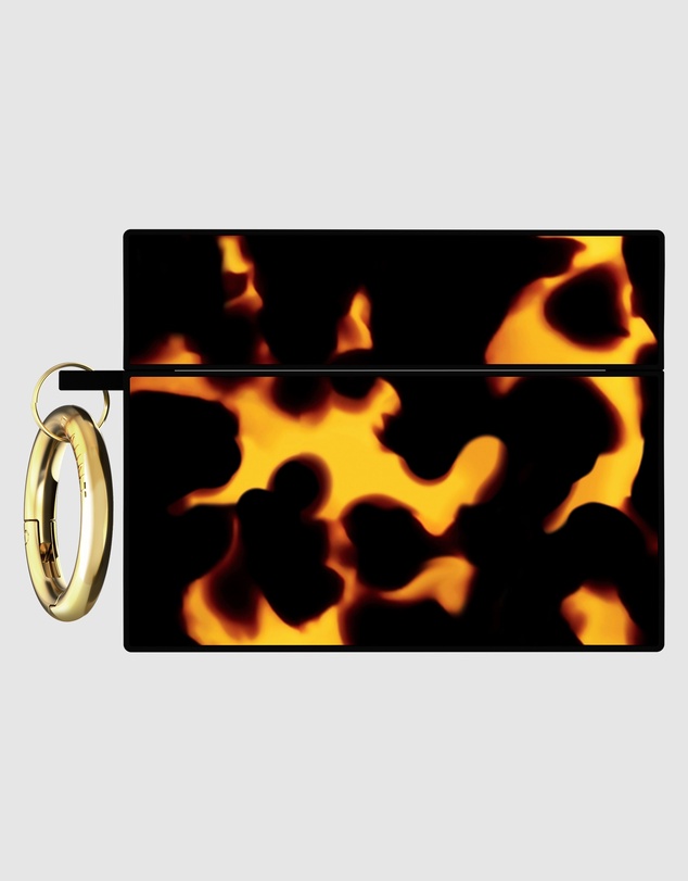 Flaunt - Flaunt Tortoise with Gold Clip Case for AirPod Pro 3