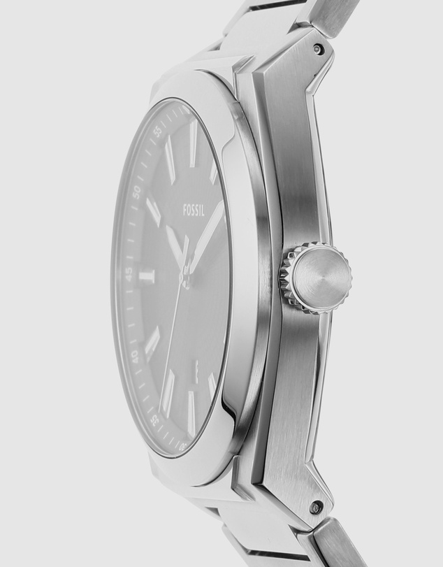 Fossil - Everett Silver-Tone Analogue Watch FS5822