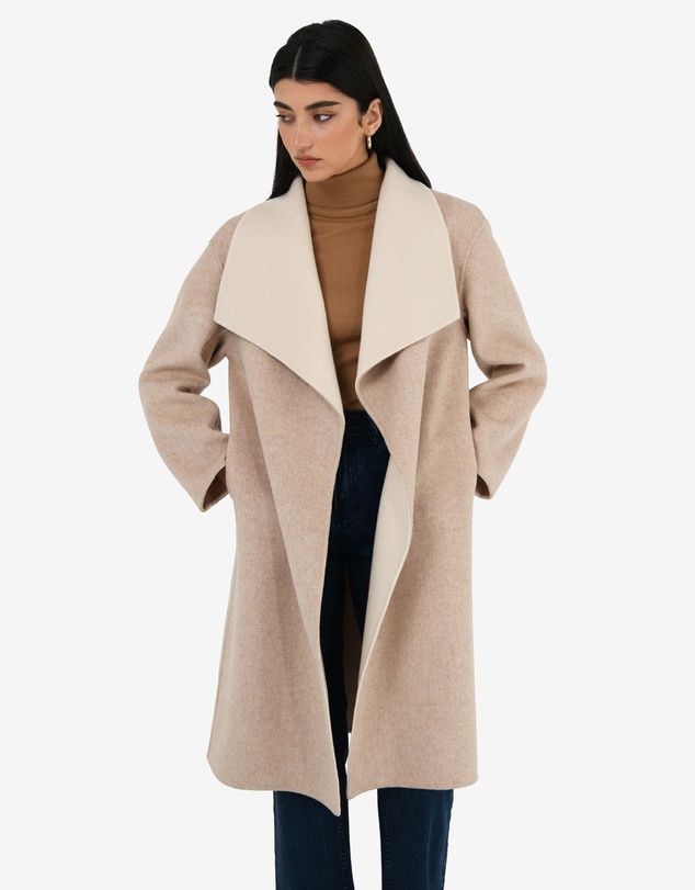 Forcast - Diana Wool Blend Cocoon Coat