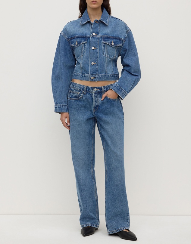 Assembly Label - Cropped Denim Jacket