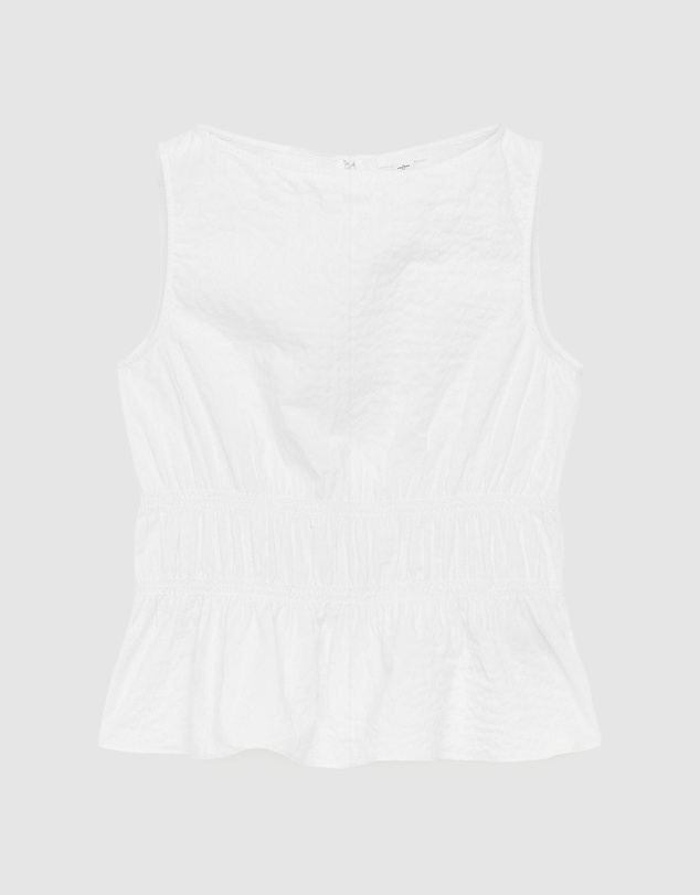 ARKET - Seersucker Smock Top