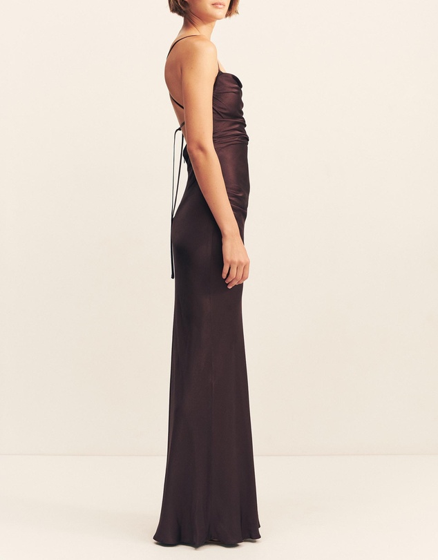 Shona Joy - La Lune Lace Back Maxi Dress