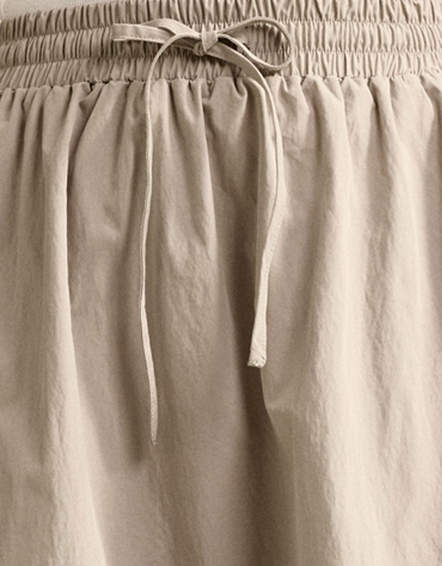 MVN - Drawstring Midi Skirt