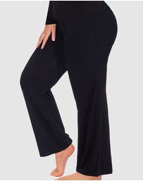 B Free Intimate Apparel - Bamboo Long Sleeve Top and Flare Pants Pyjama Set