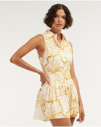 Amelius - Rosemallow Collared Top