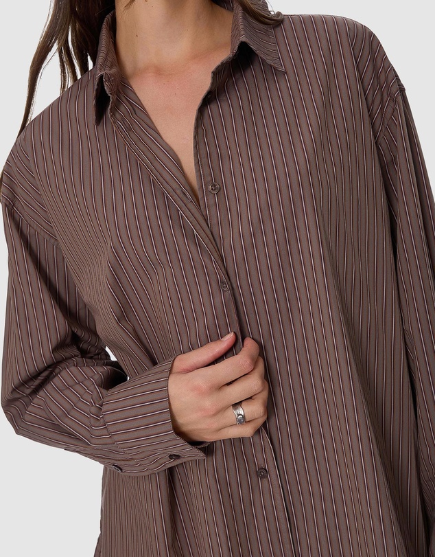Thrills - Brentwood Stripe Oversized Shirt